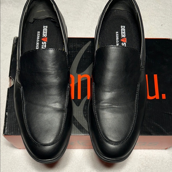 Deer Stags Other - Deer‎ Stags Men's Porto Black Vega Slip-On Loafers Pre Loved Size 11